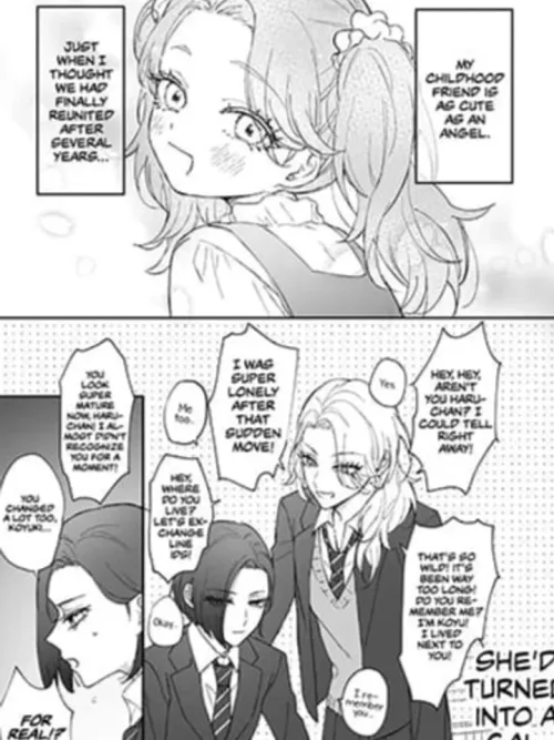 Tenshi datta Osananajimi, Saikai Shitara Gyaru datta - เพื่อนสมัยเด็กที่เคยเป็นนางฟ้า พอเจอกันอีกทีดันกลายเป็นสาวแกล